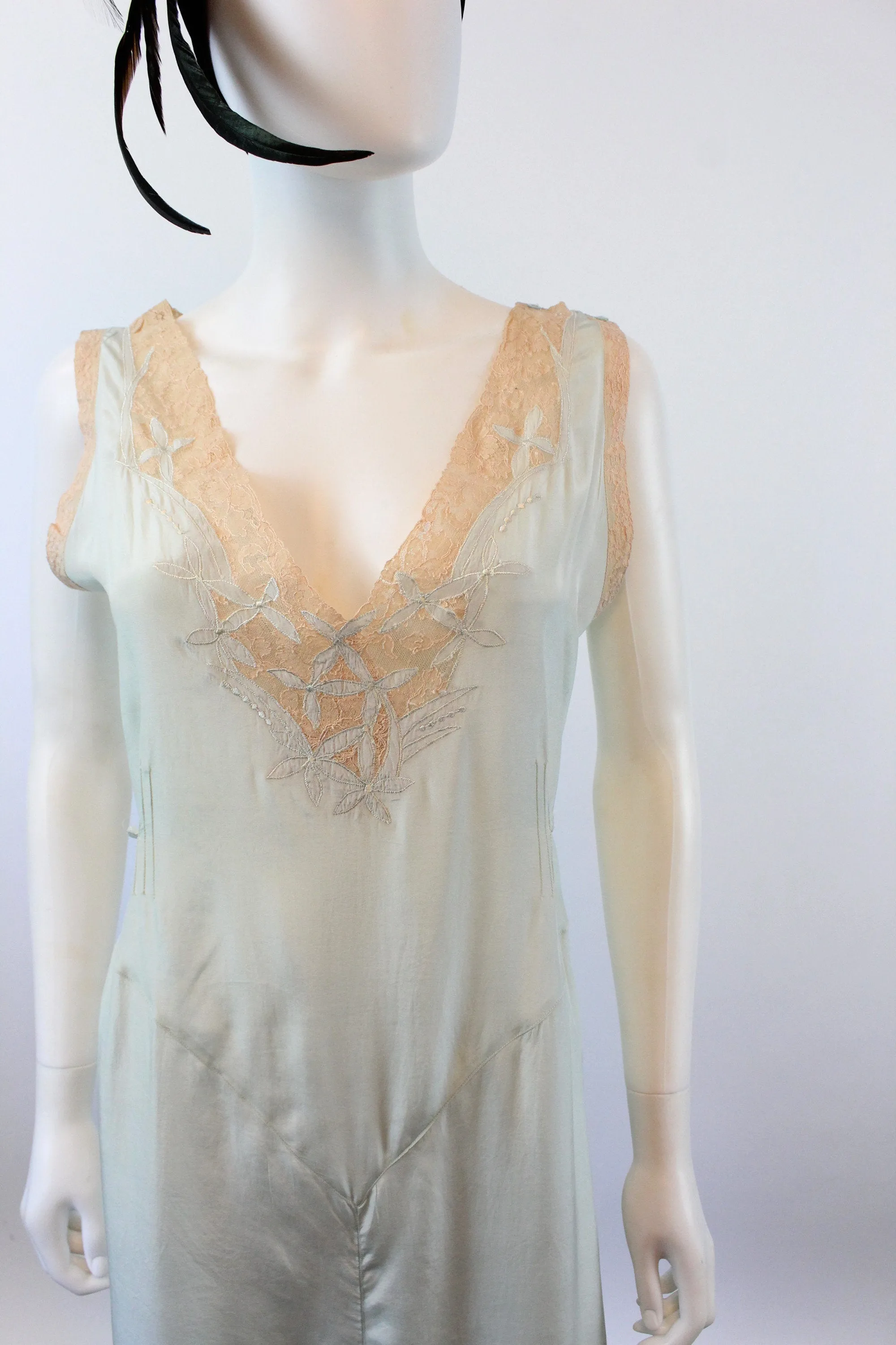 1930s silk BEACH PAJAMAS lounge jumpsuit small medium | new spring summer