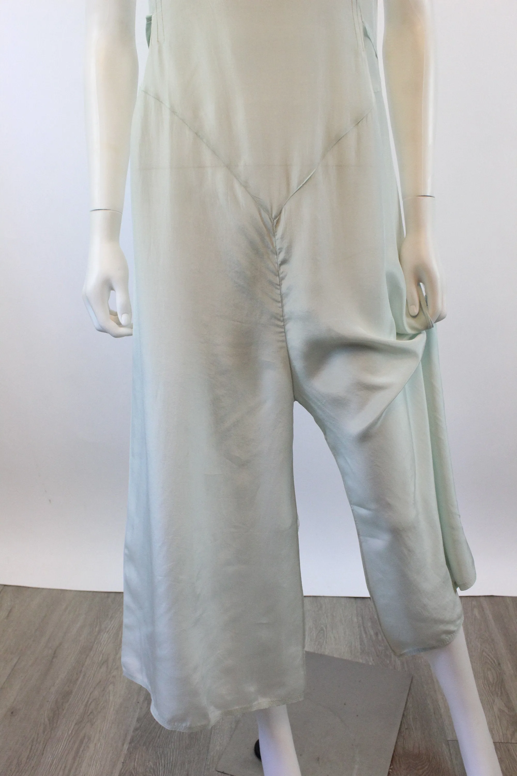 1930s silk BEACH PAJAMAS lounge jumpsuit small medium | new spring summer