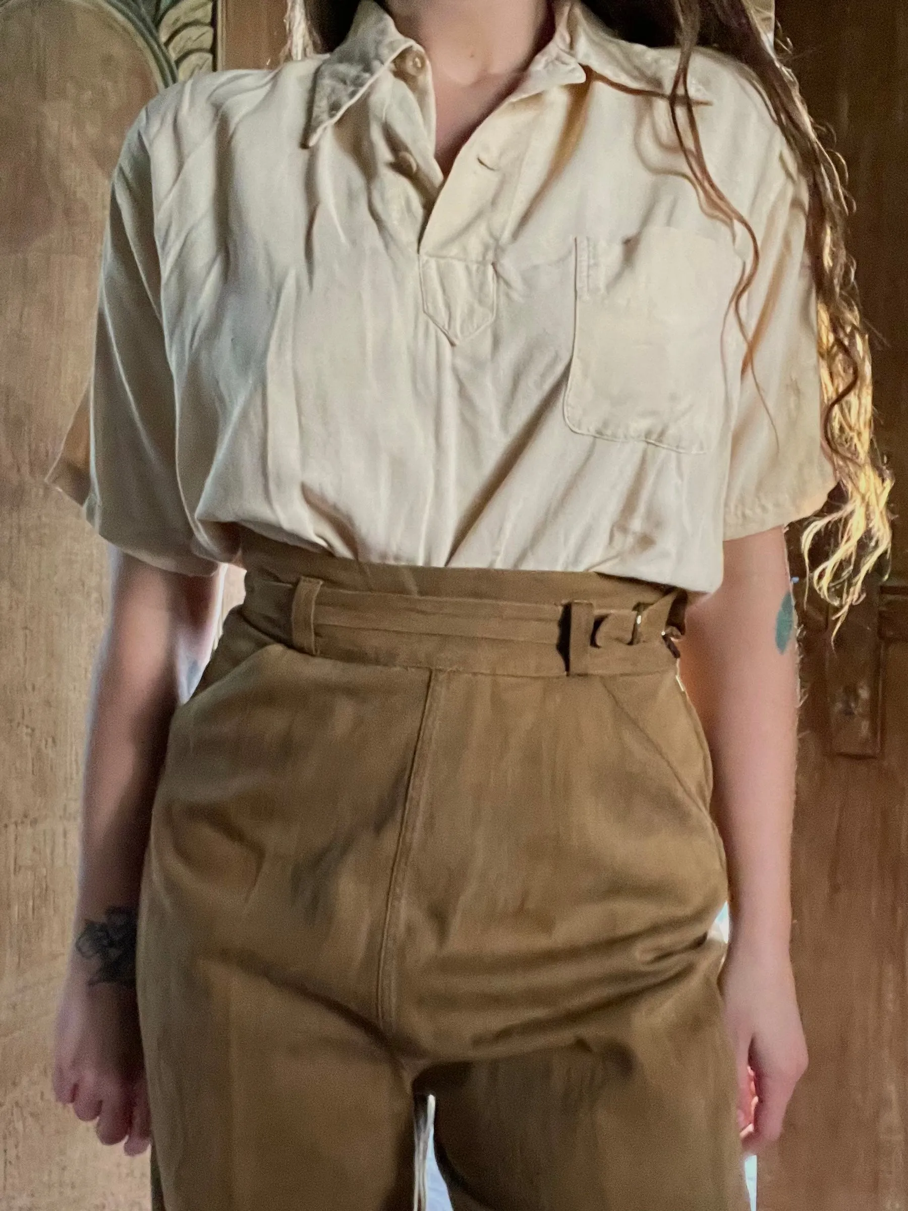 1940s Gaucho Sportswear Blouse
