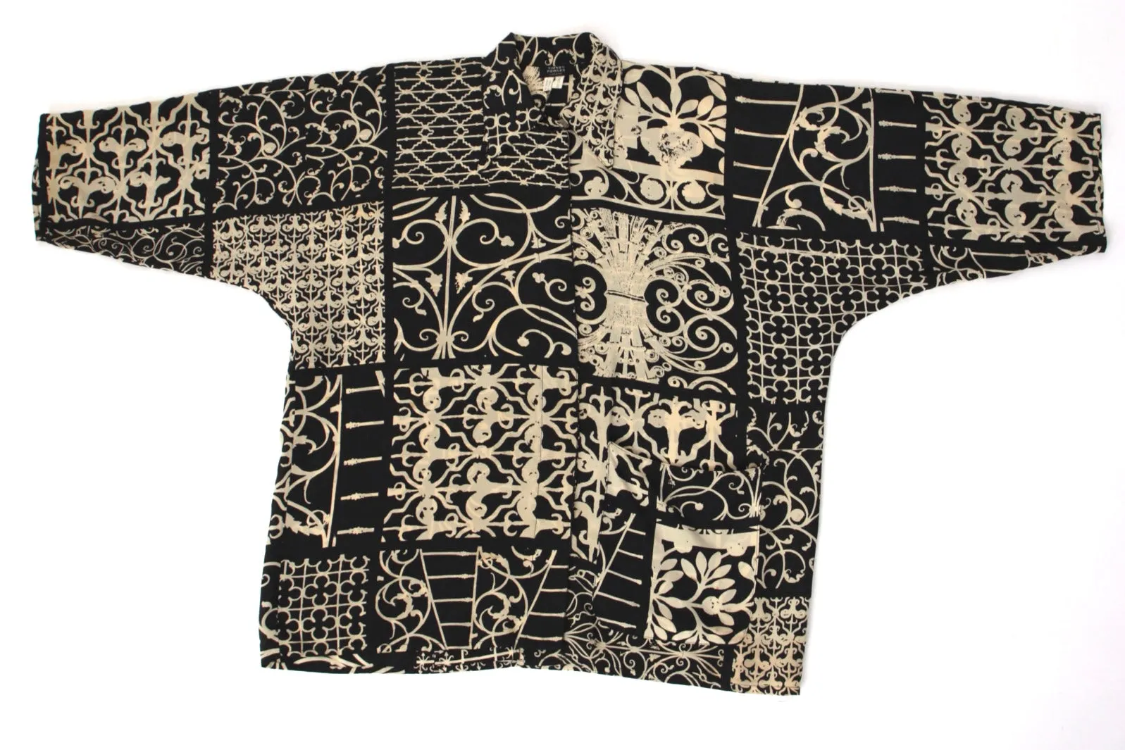 1990s Timney Fowler Silk Printed Pant Set