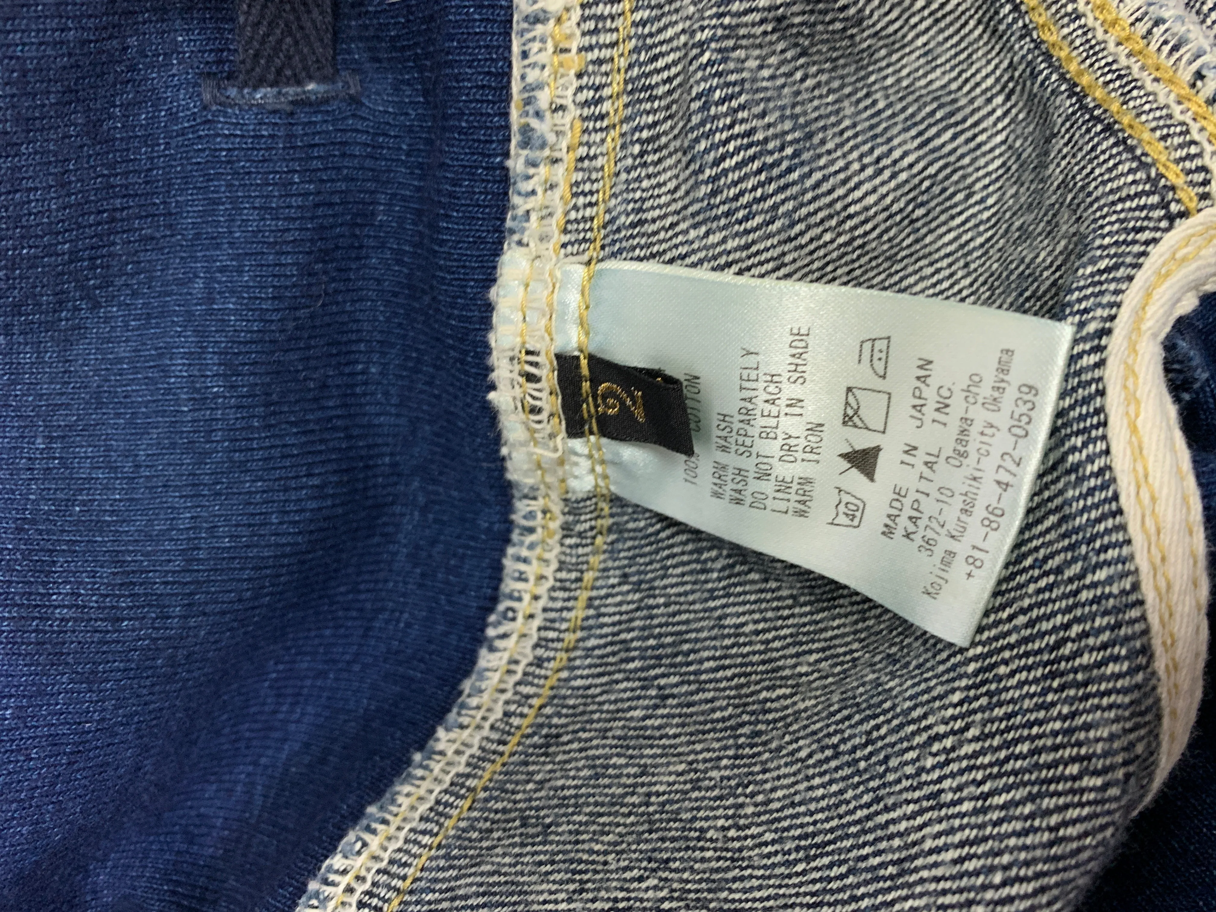 [2] Kapital Denim Saurel Nouvelle Pants Indigo