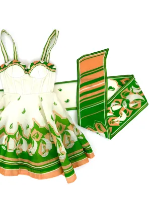 2023 Zimmermann High Tide Bustier Dress