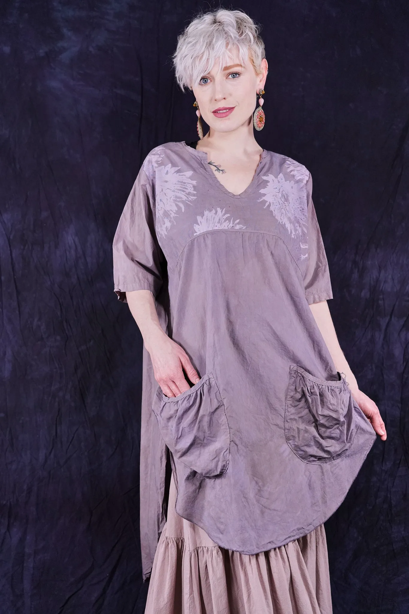 2310 Hi/Lo Tunic Dress Vintage-P