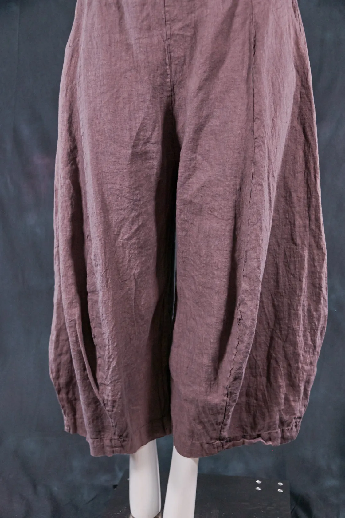 3187 3D Linen Crop Flint-U