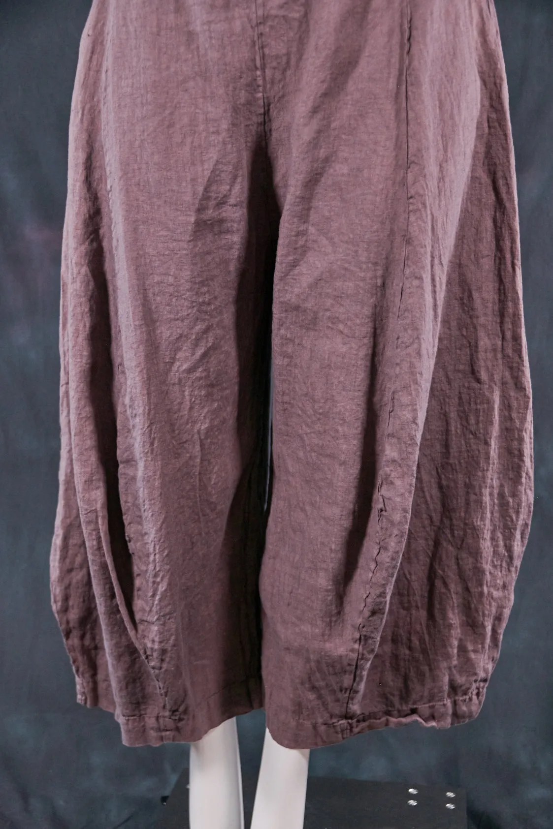 3187 3D Linen Crop Flint-U