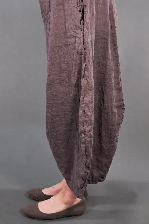 3187 3D Linen Crop Flint-U