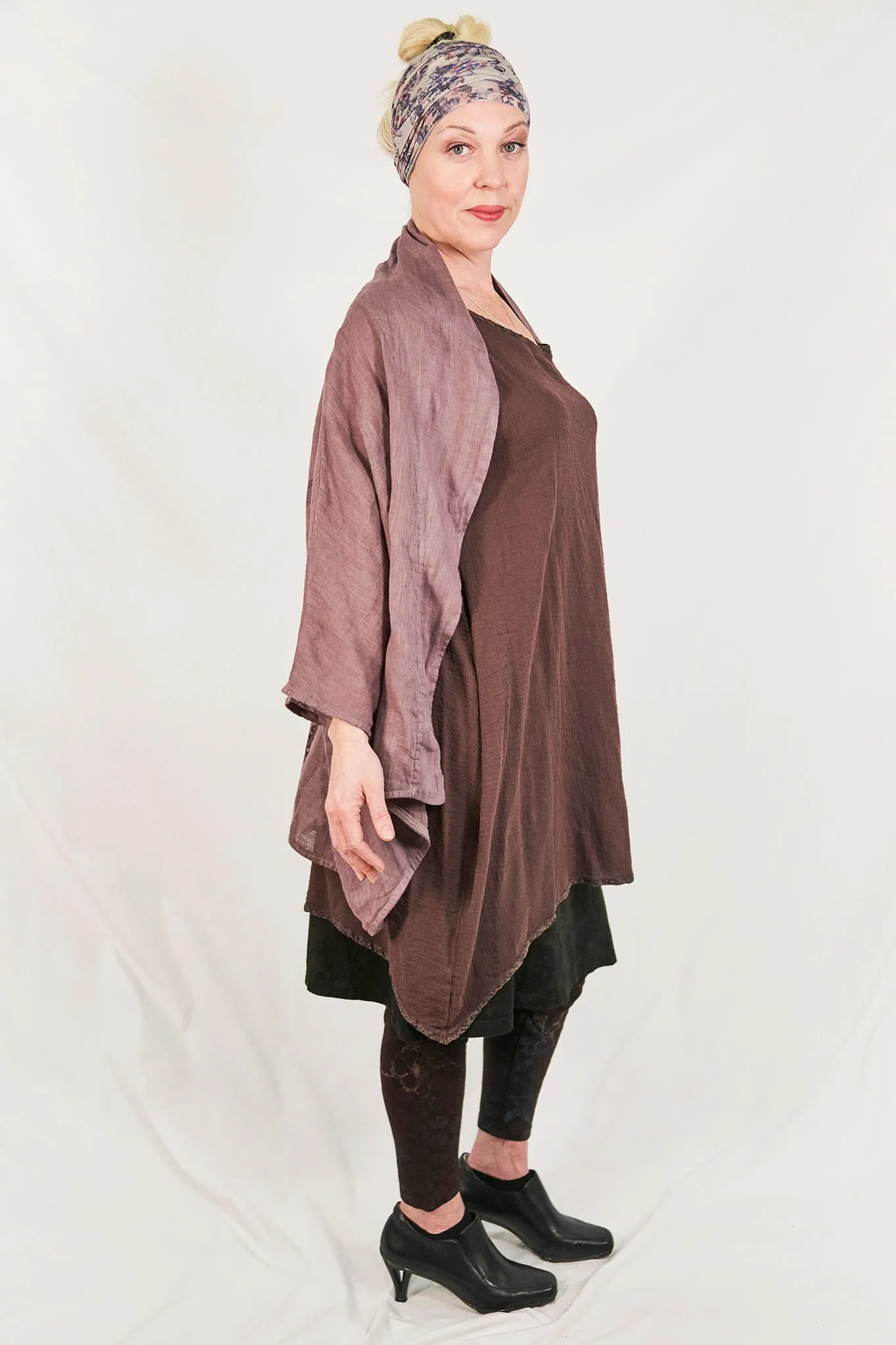 5230-Linen Boxy Cardi Plum Haze-Deep Earthy Tones Tree of Life-P