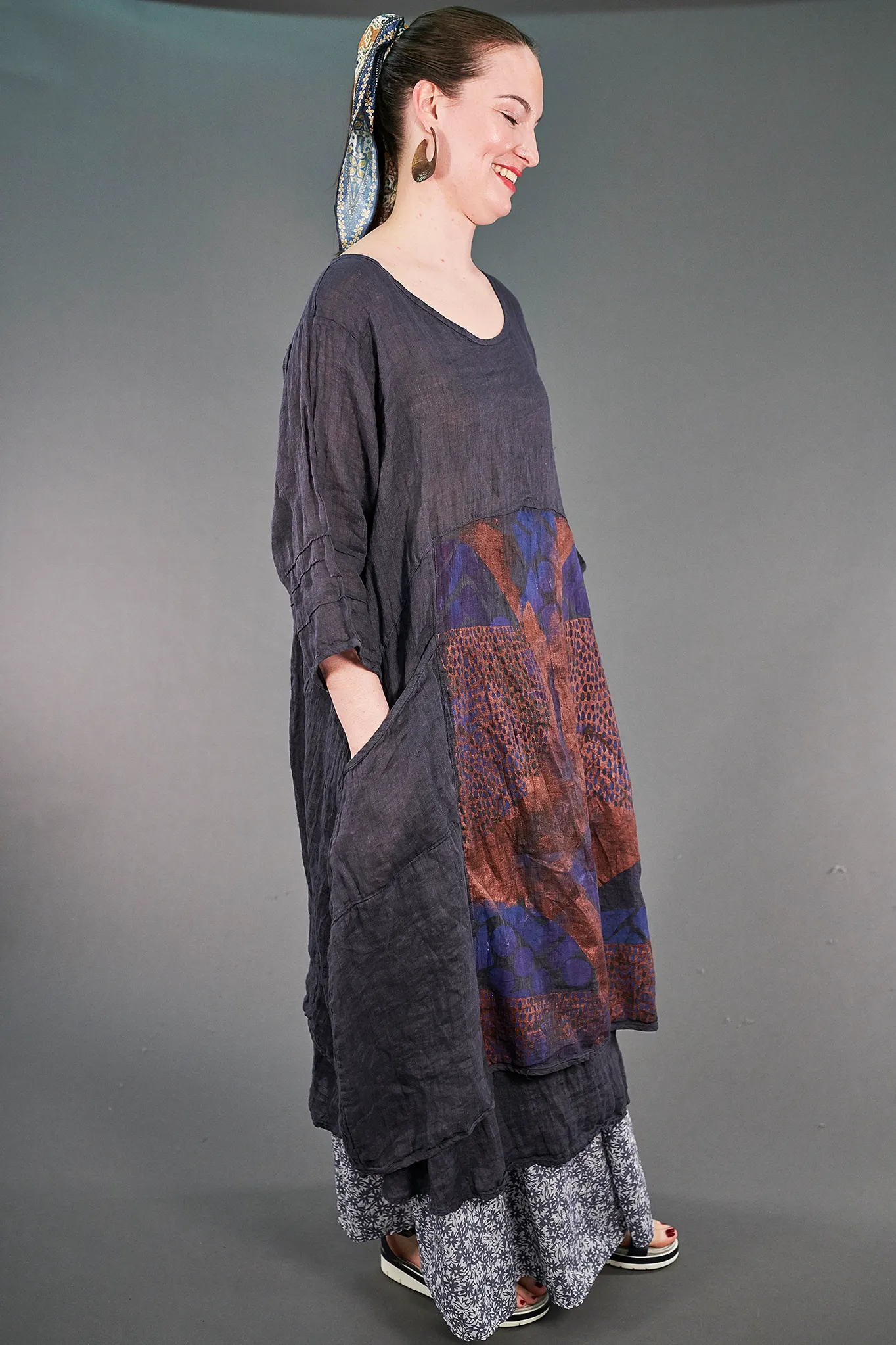 7114 Wave Dress Shadow-P