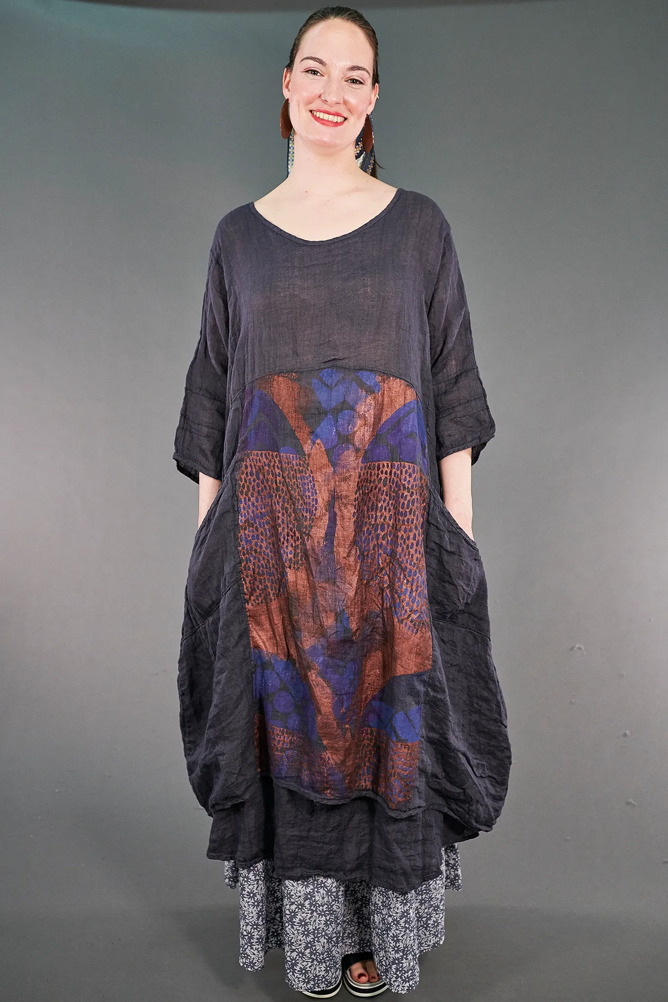 7114 Wave Dress Shadow-P