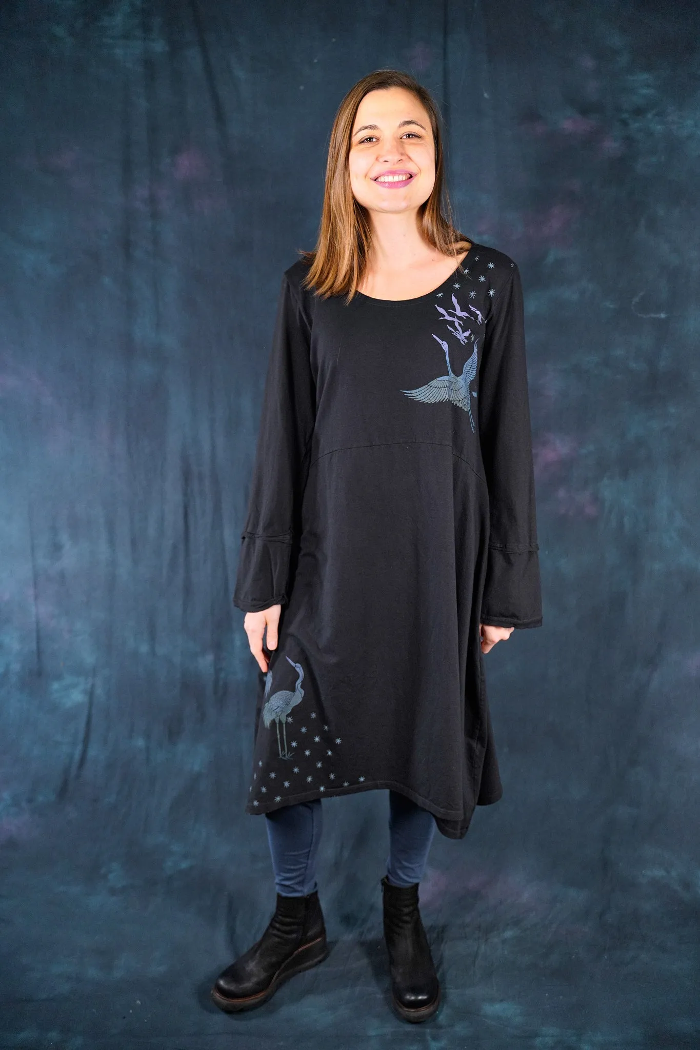 7230 Amelie Dress Francesca Black-P