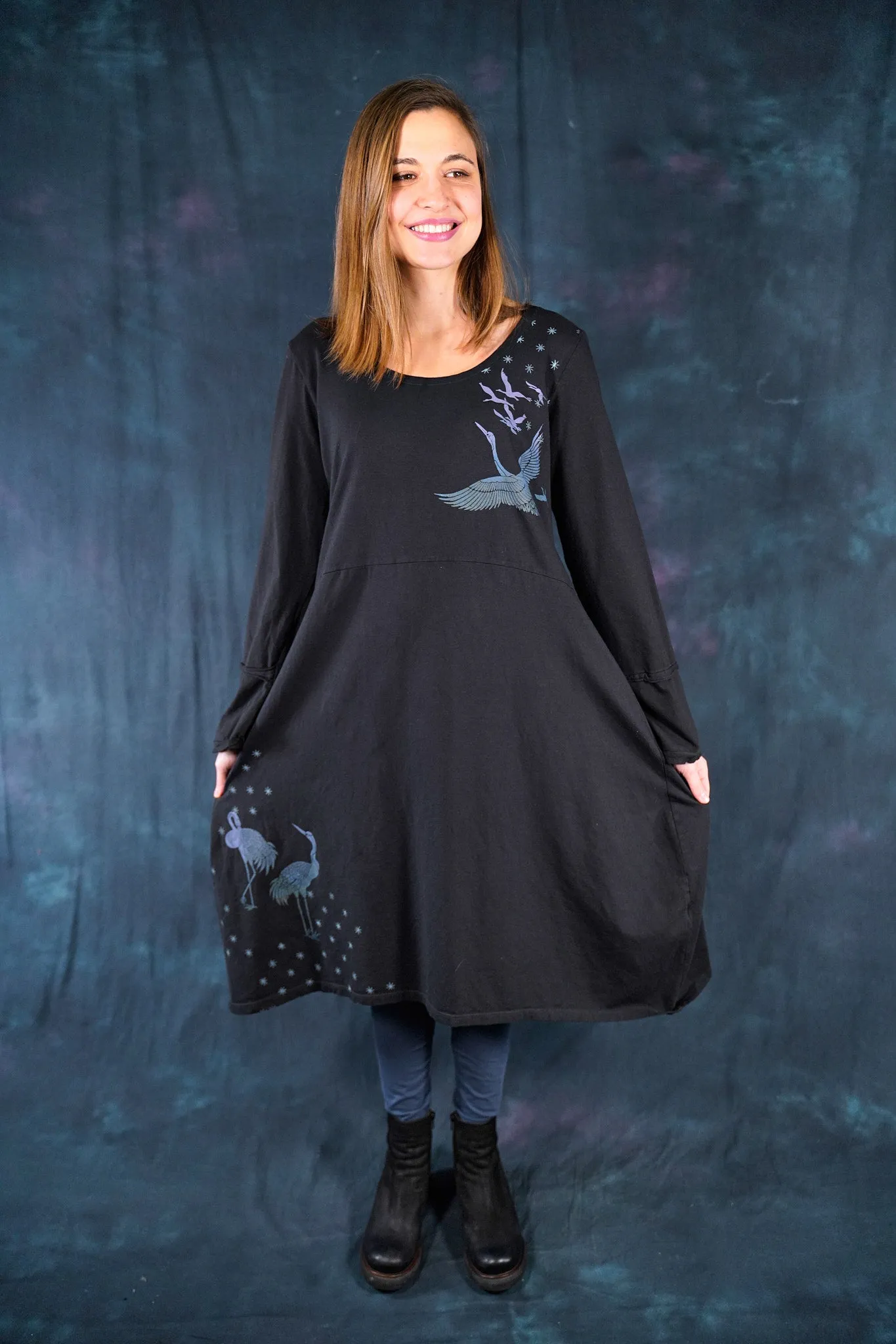 7230 Amelie Dress Francesca Black-P