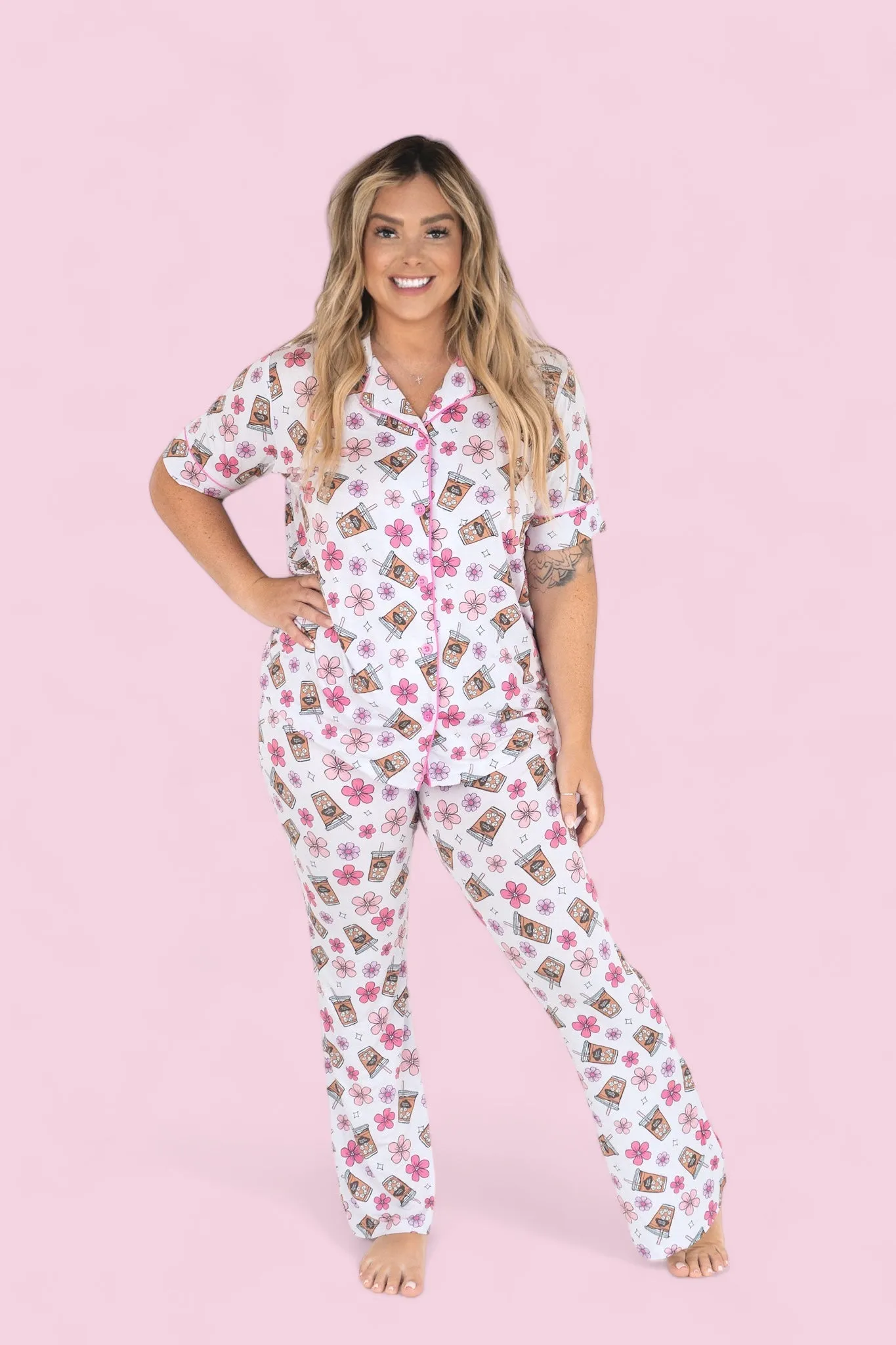 A Cup Of Dreams Women's Relaxed Flare Dream Set