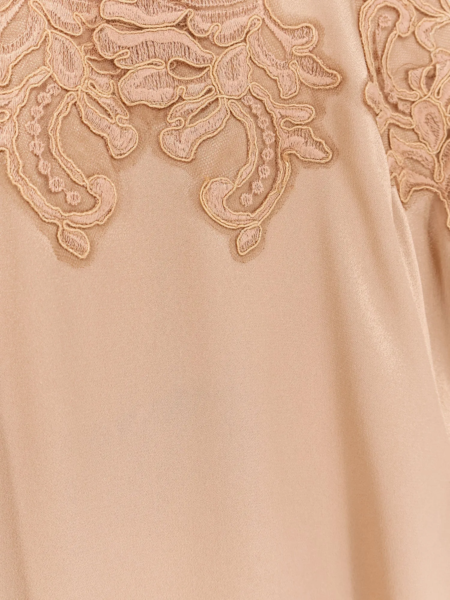 Alberta Ferretti Satin Long Dress With Silk Skirt