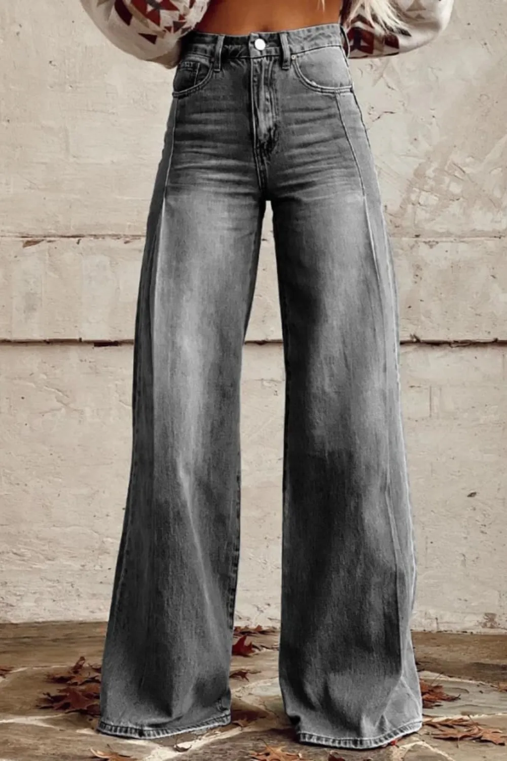 Alberta - Printed Wide-Leg Pants