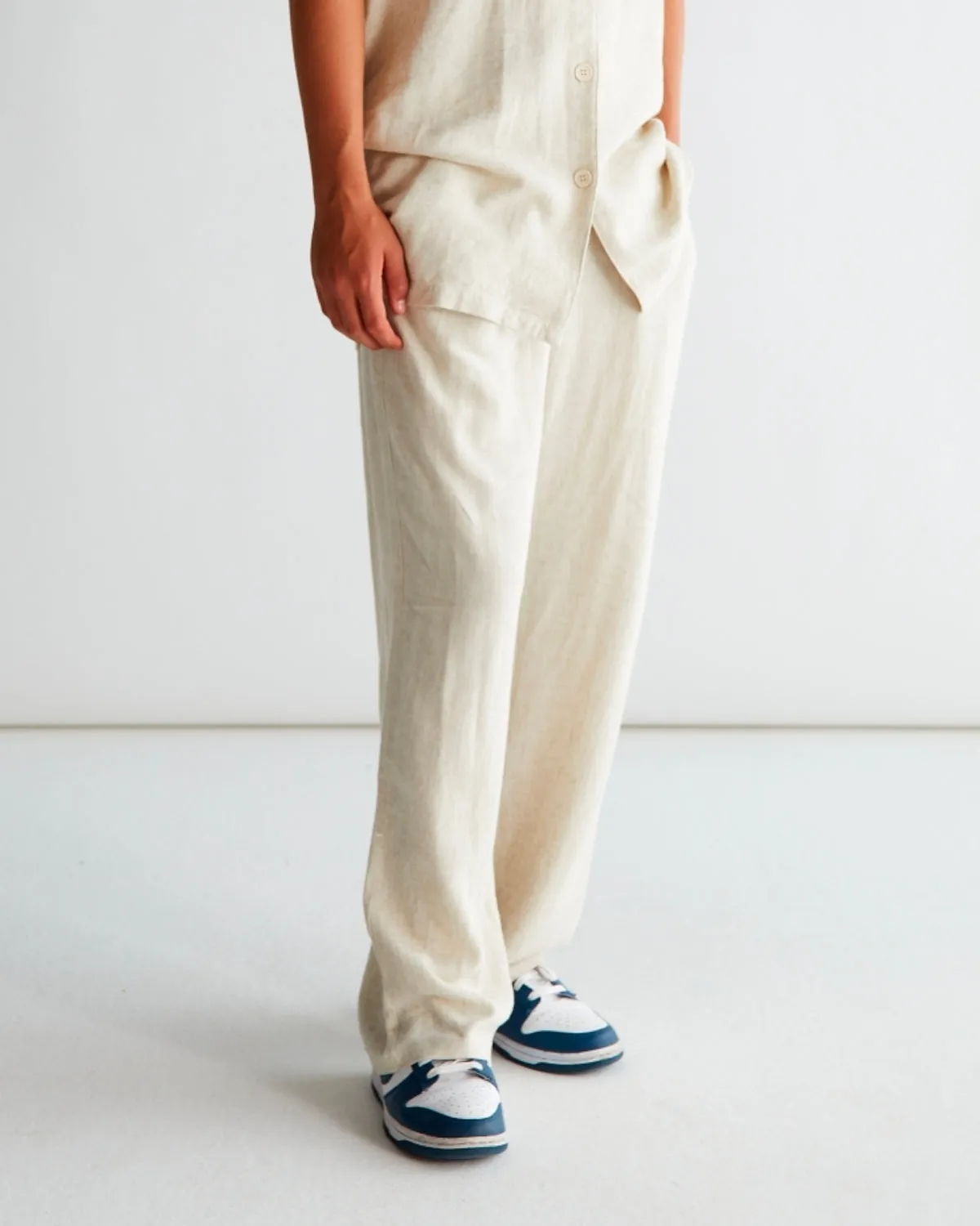 Alex Linen Pants - Sand