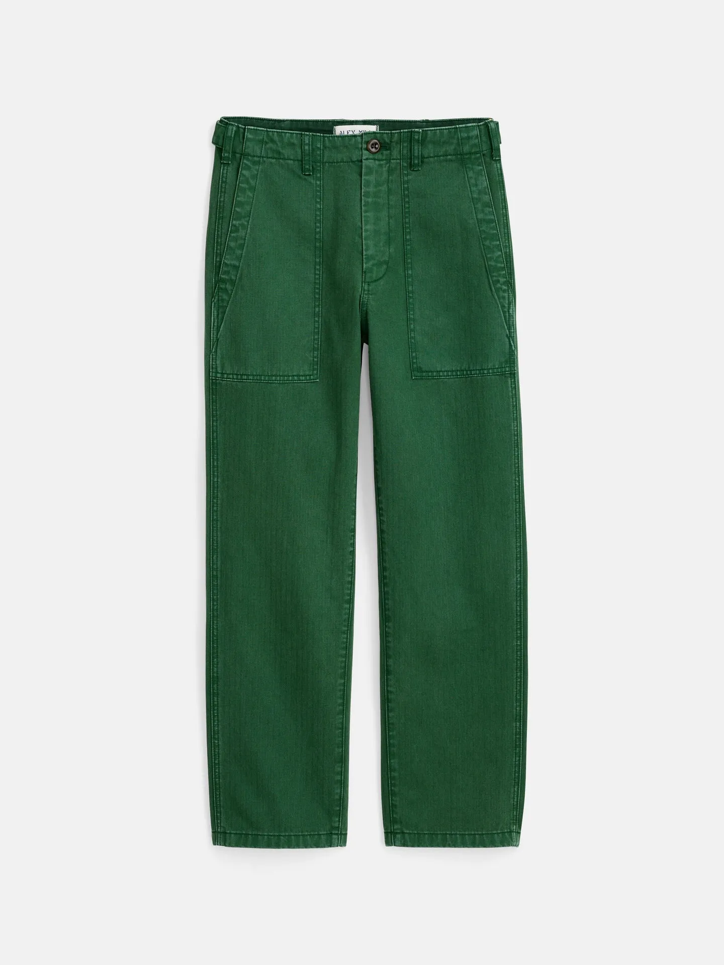 Alex Mill - Neil Pant in Herringbone Emerald