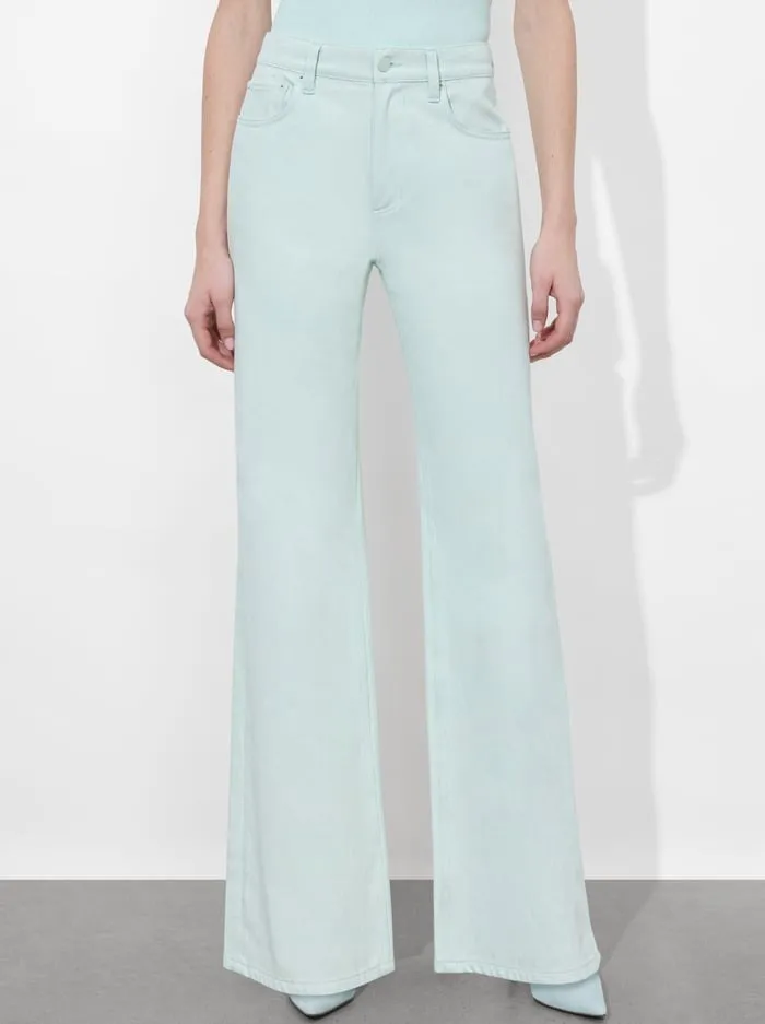 Alice   Olivia Weezy Full Length Jeans in Sea Spray