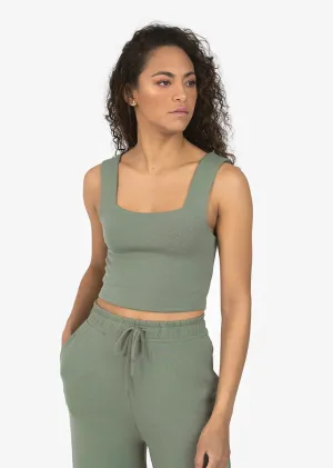 All-Around Lounge Square Tank Khaki FINAL SALE