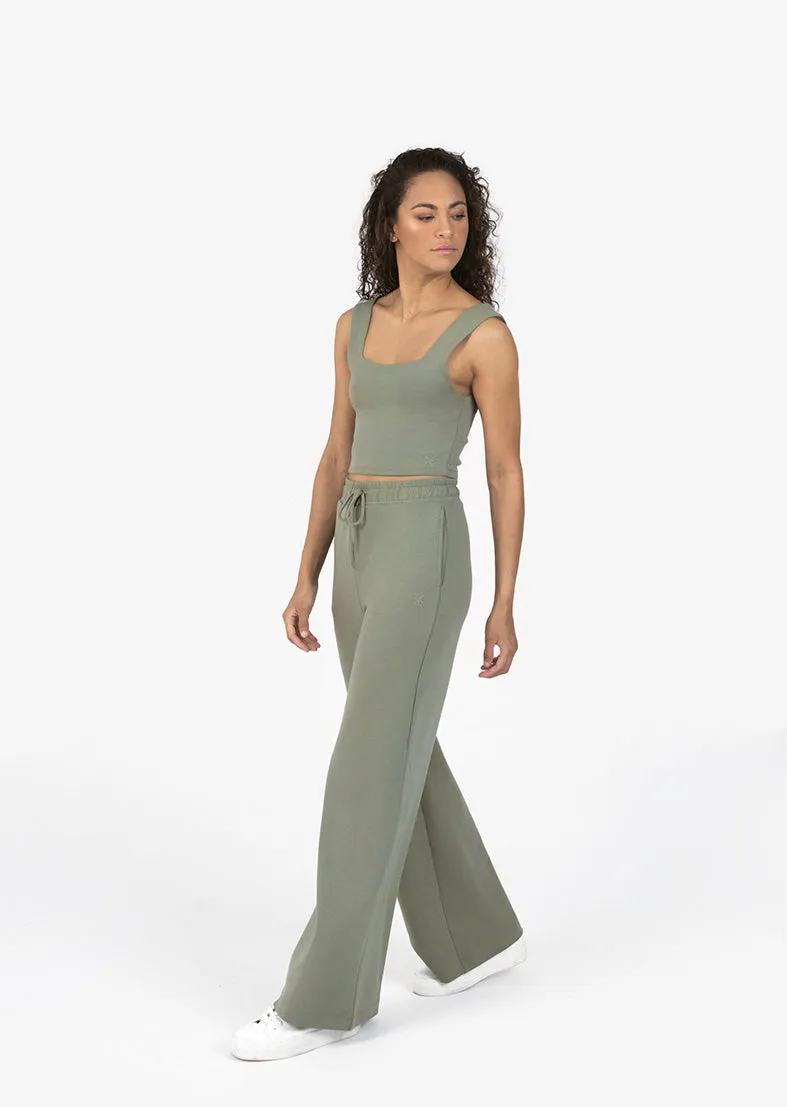 All-Around Lounge Square Tank Khaki FINAL SALE