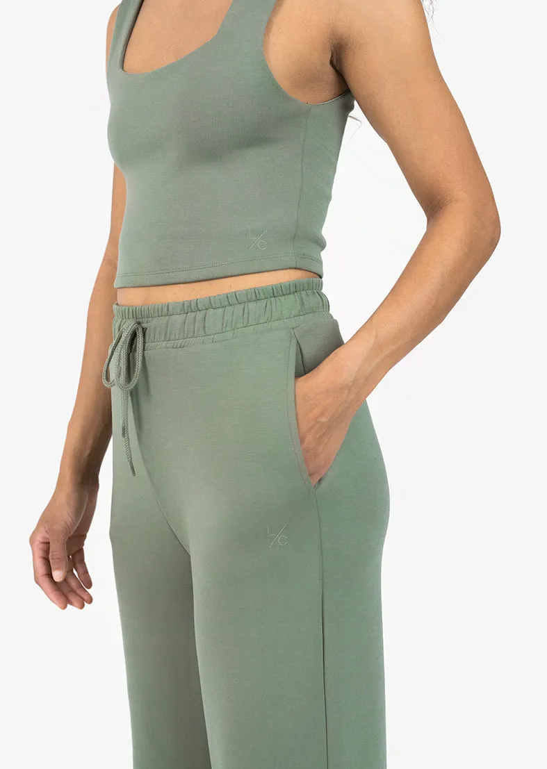 All-Around Lounge Square Tank Khaki FINAL SALE