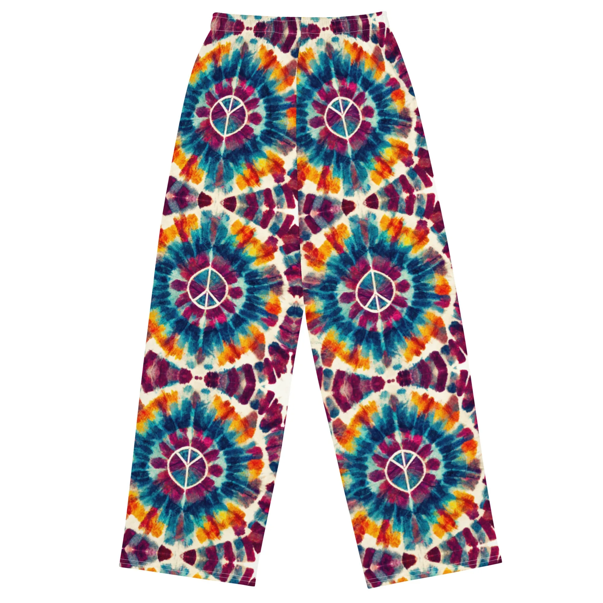 All-over print unisex wide-leg pants, Stylish- Relax pants, Back to School