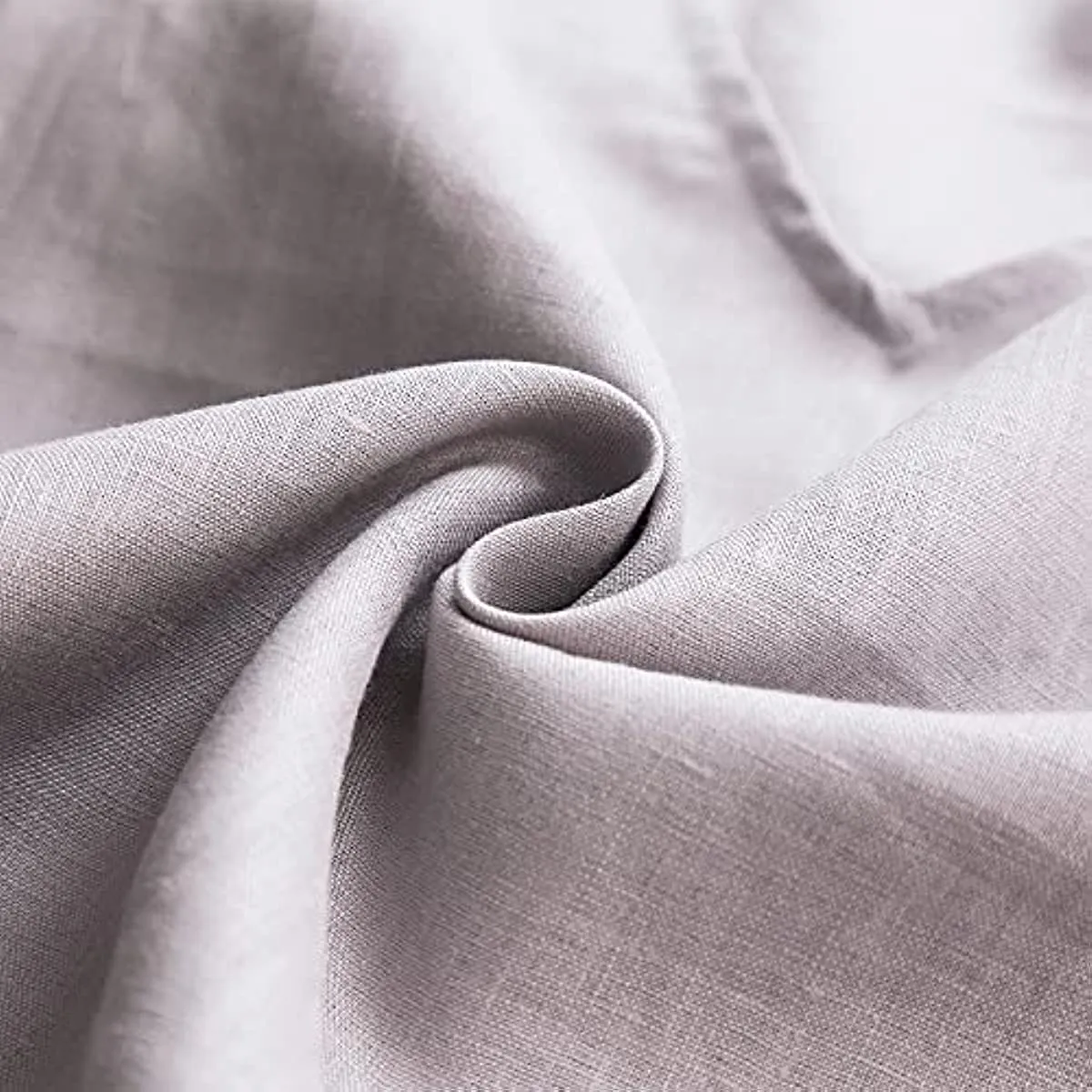 Amazhiyu Pure Linen Crewneck Tank Tops