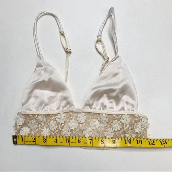 Angie Bauer Lucia Bralette ivory Lace Small