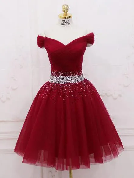 Anneprom A-line Cap Sleeve Beaded Short Prom Dress Lilac Homecoming Dress APH0111