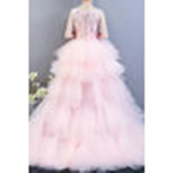 Anneprom Kids Girls Beautifull Sleeveless Fancy Lace Dresses APF0002