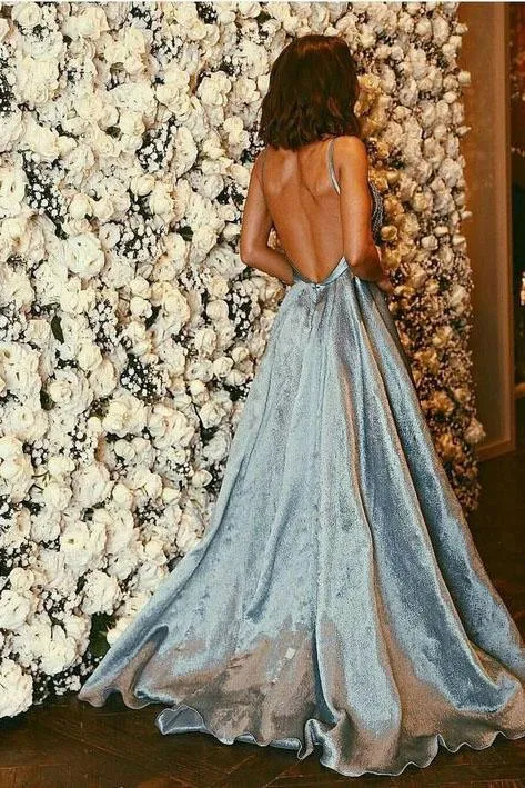 Anneprom New Quinceanera Dresses A-Line Backless Sexy Gown Prom Dresses APP0401