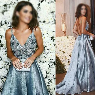 Anneprom New Quinceanera Dresses A-Line Backless Sexy Gown Prom Dresses APP0401