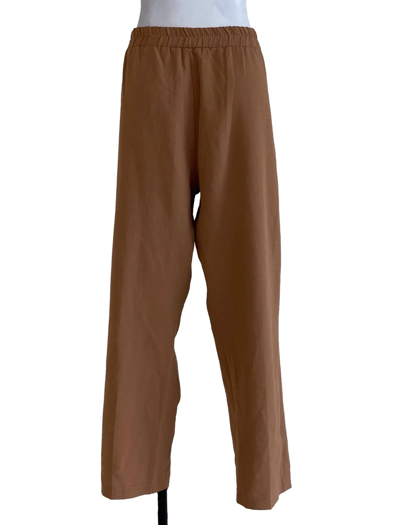 Apricot Plain Gaucho Pants