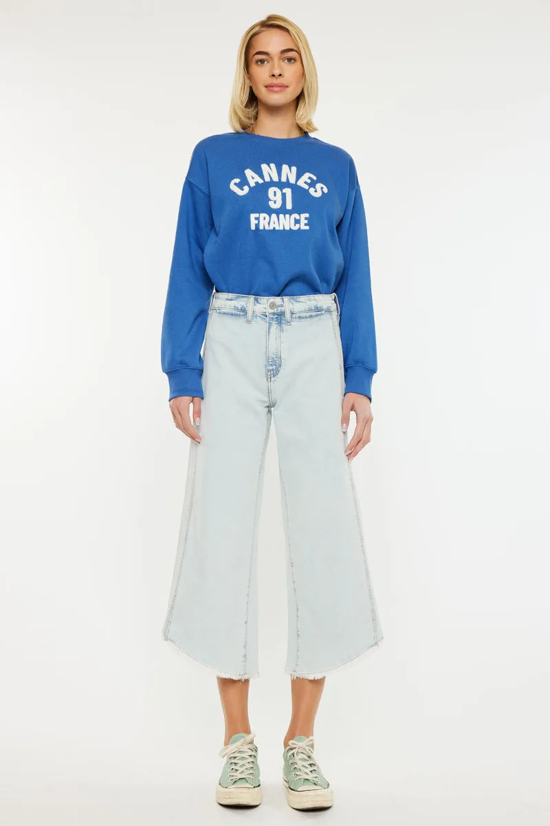 Arnie High Rise Crop Gaucho Pants
