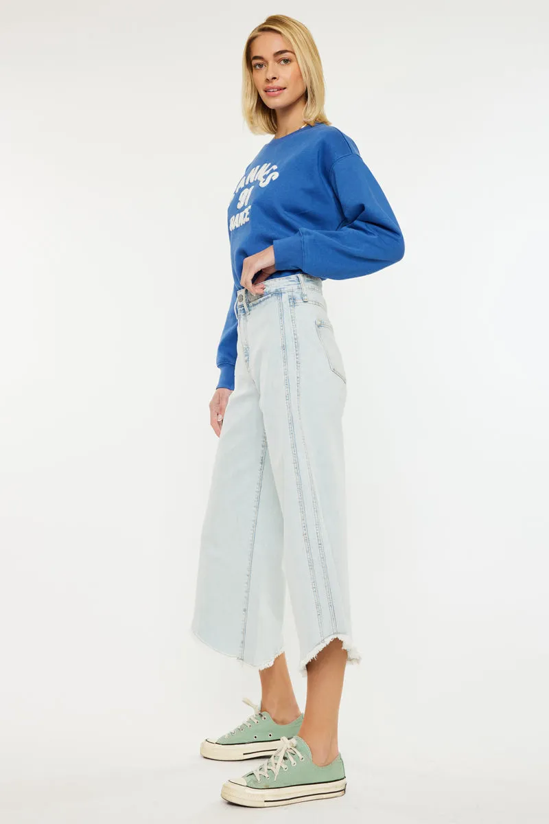 Arnie High Rise Crop Gaucho Pants