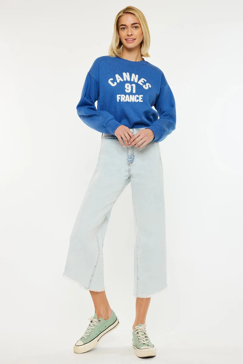 Arnie High Rise Crop Gaucho Pants