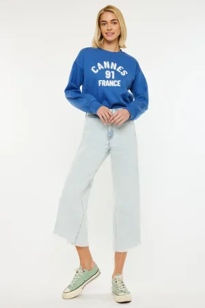 Arnie High Rise Crop Gaucho Pants