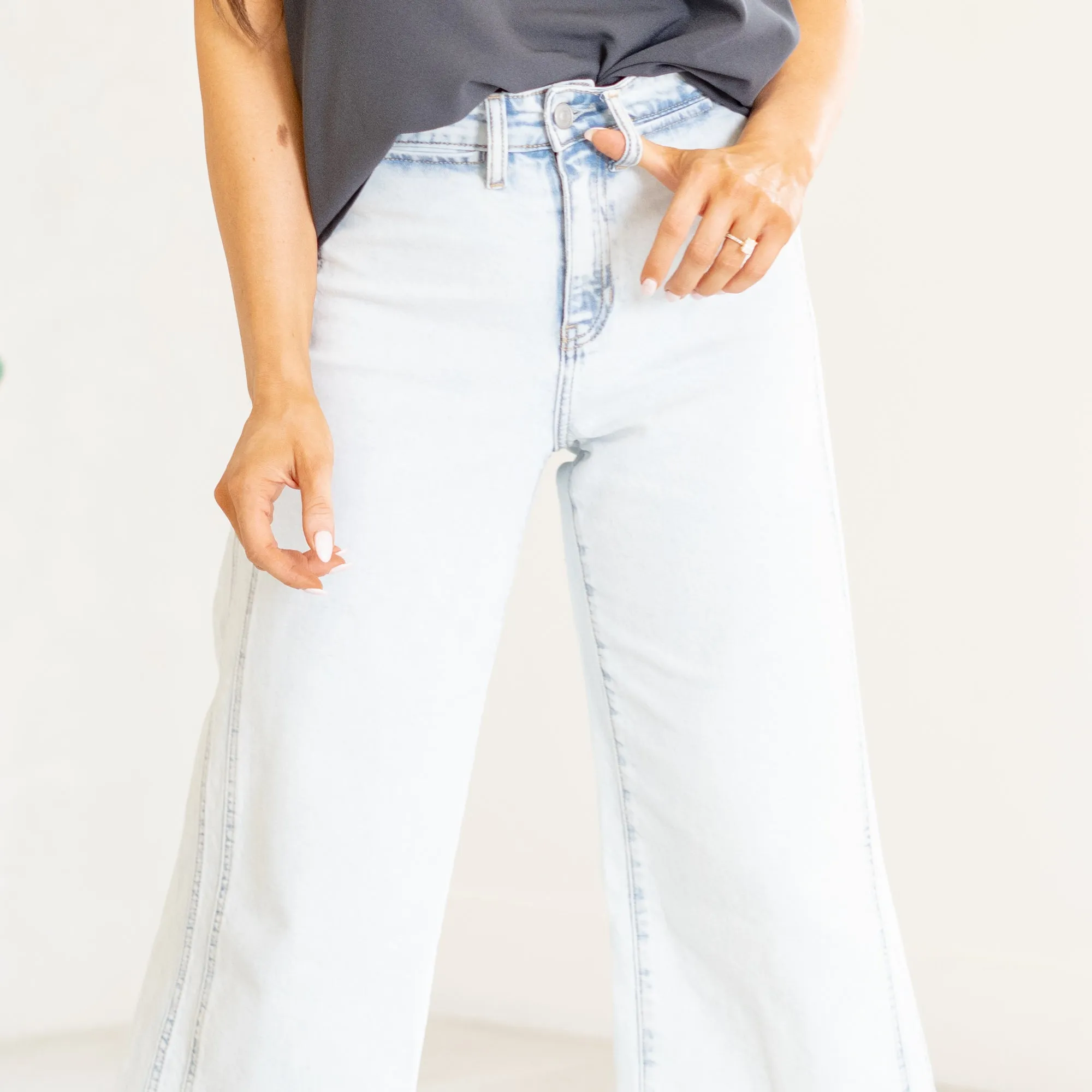 Arnie High Rise Crop Gaucho Wide Leg