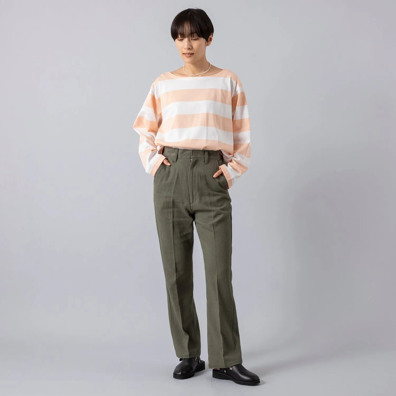 Atelier Mont Kemmel | アトリエモンケメル　COTTON LINEN PANTS
