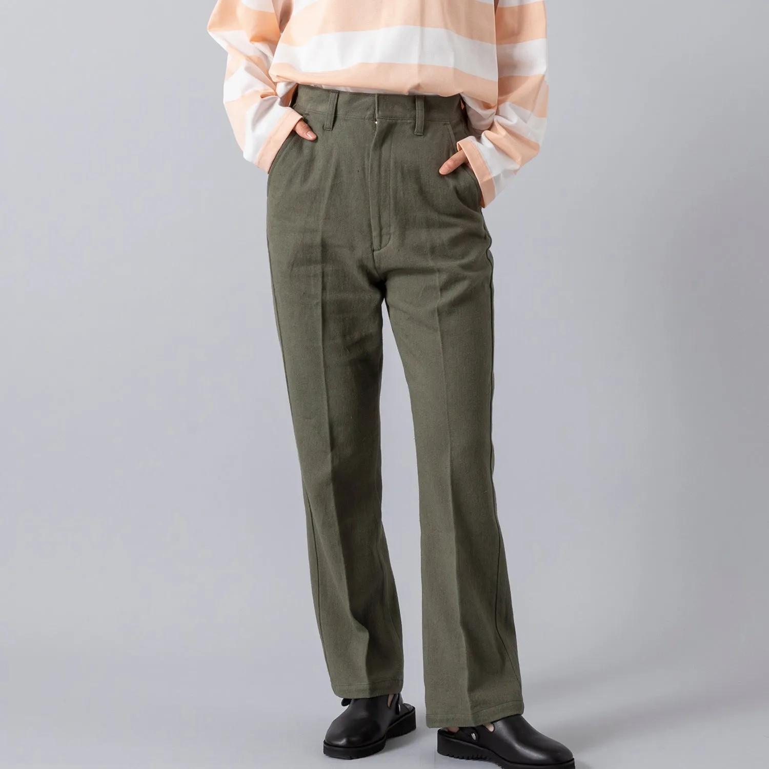 Atelier Mont Kemmel | アトリエモンケメル　COTTON LINEN PANTS