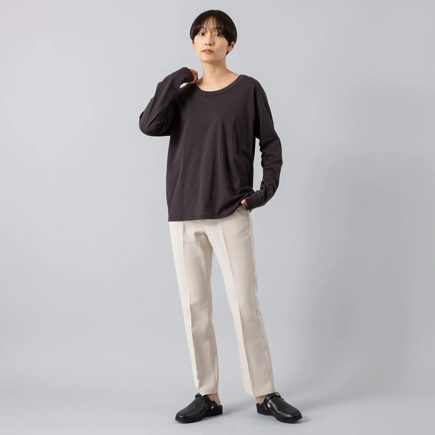 Atelier Mont Kemmel | アトリエモンケメル　COTTON LINEN PANTS