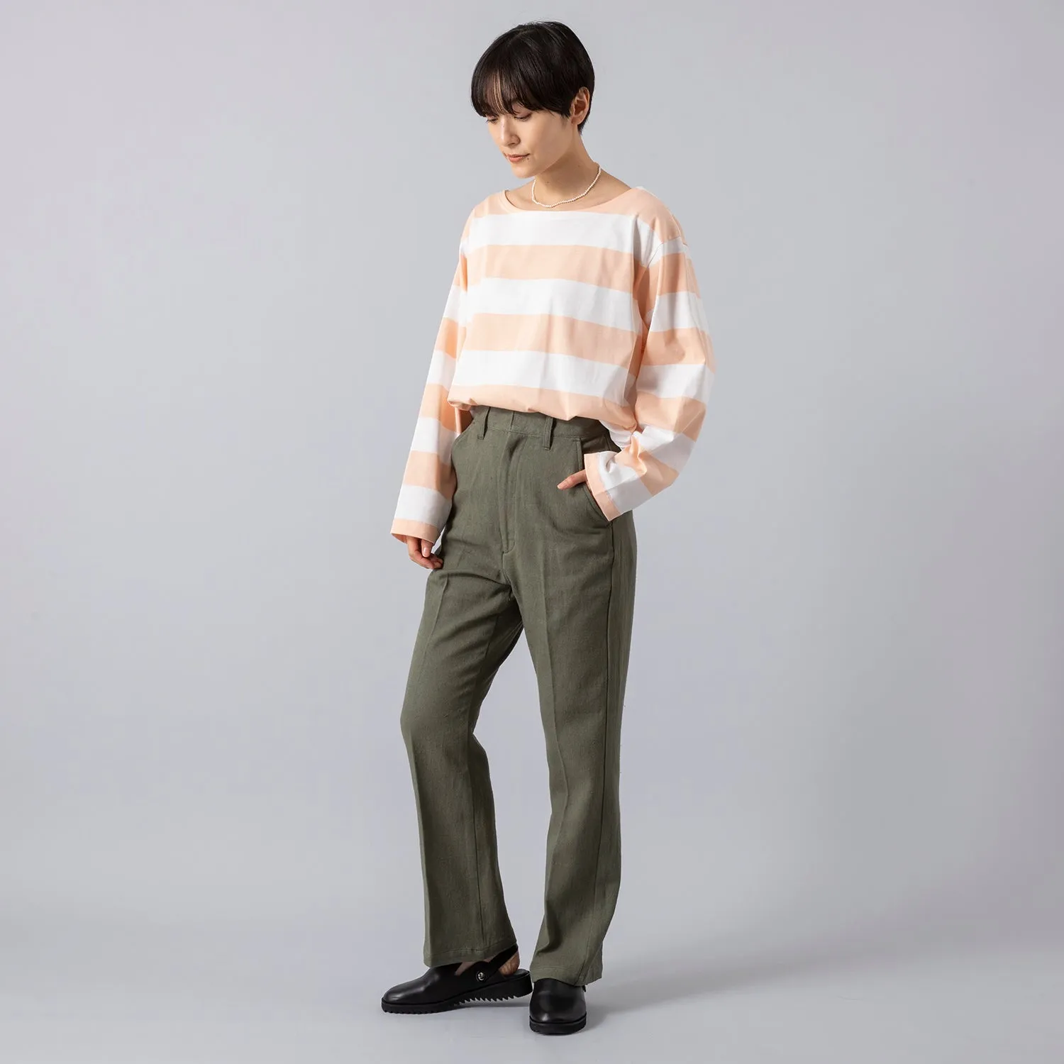 Atelier Mont Kemmel | アトリエモンケメル　COTTON LINEN PANTS