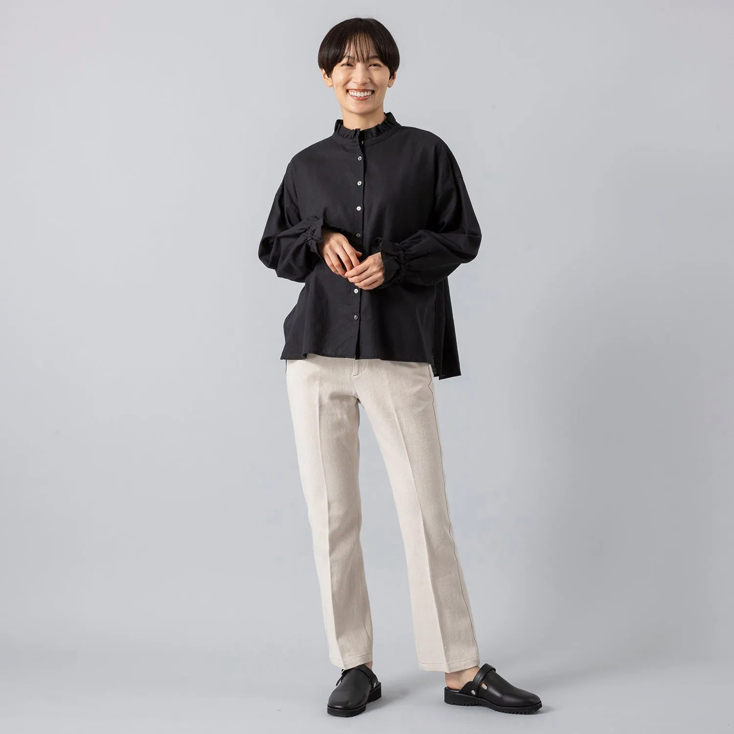 Atelier Mont Kemmel | アトリエモンケメル　COTTON LINEN PANTS
