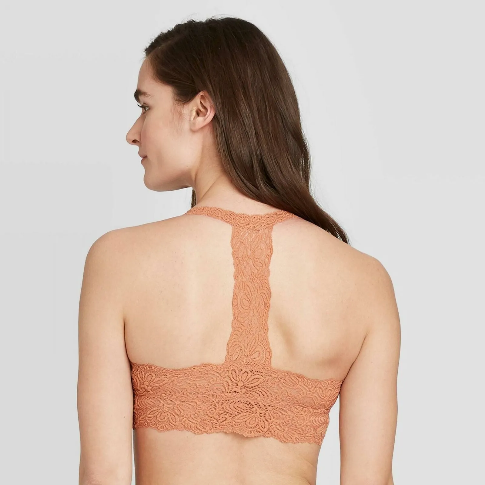 Auden Women's Lace T-Back Bralette Bra