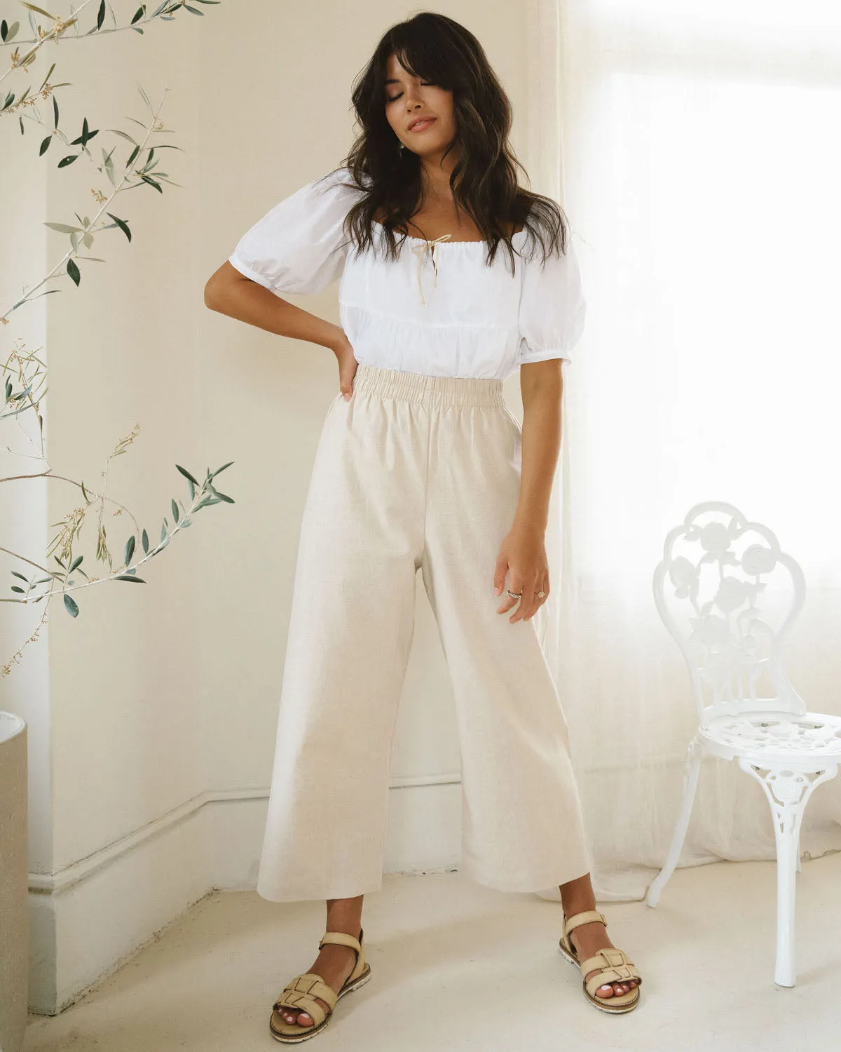 Aura Pants | Natural