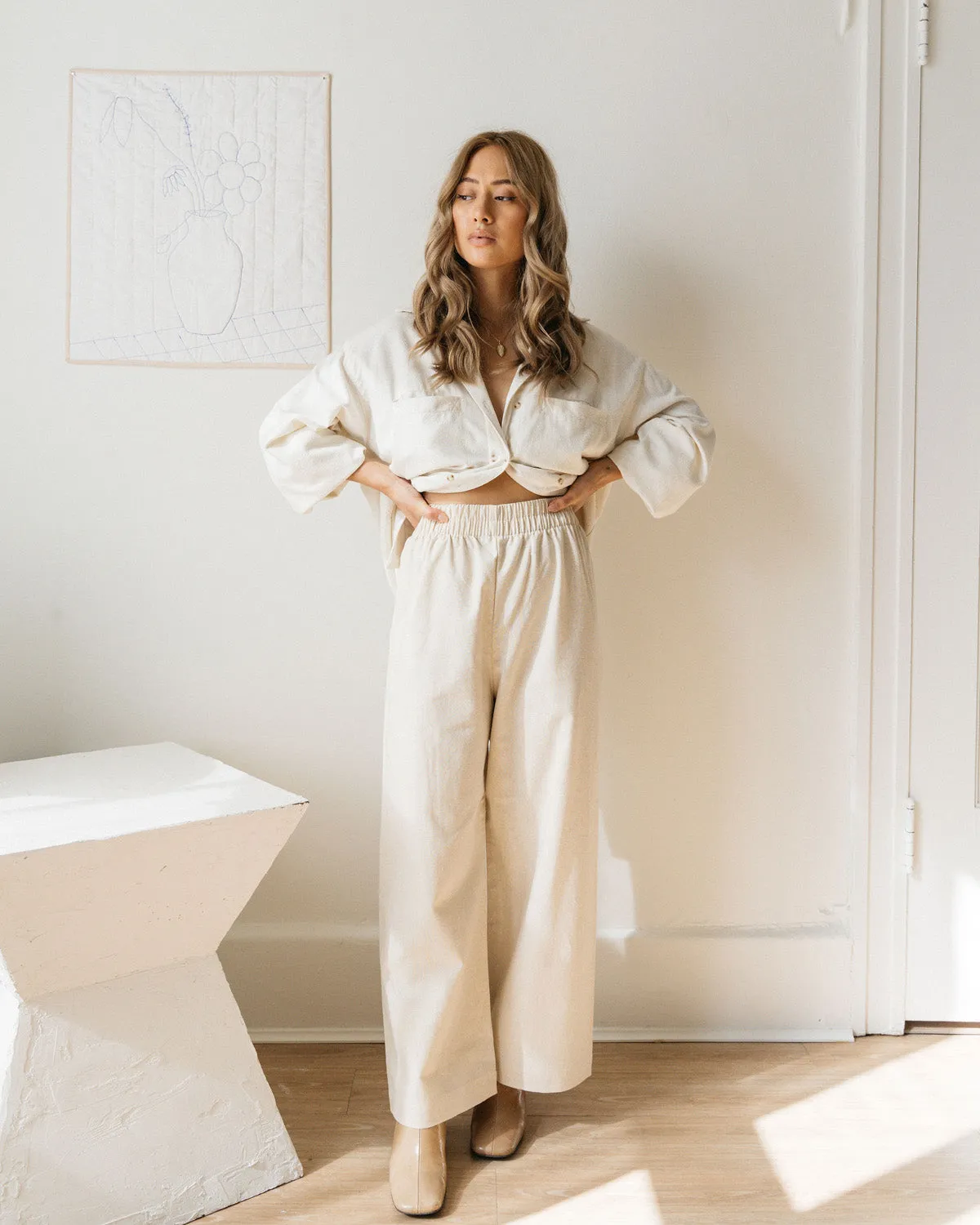 Aura Pants | Natural