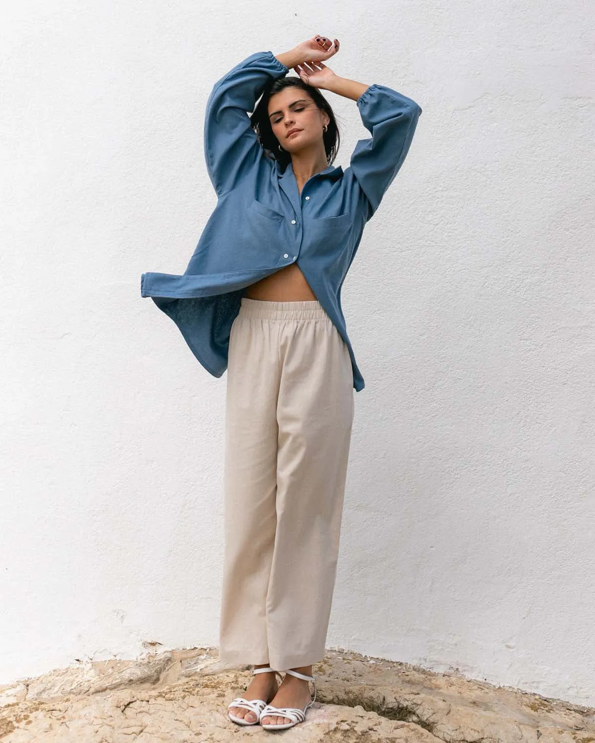 Aura Pants | Natural