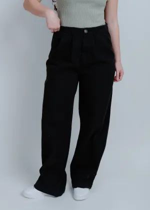 Austin Wide Leg Pants - Black