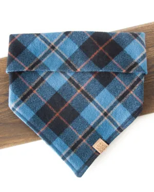 Autumn Skies Flannel Plaid Dog Bandana (Personalization Available)