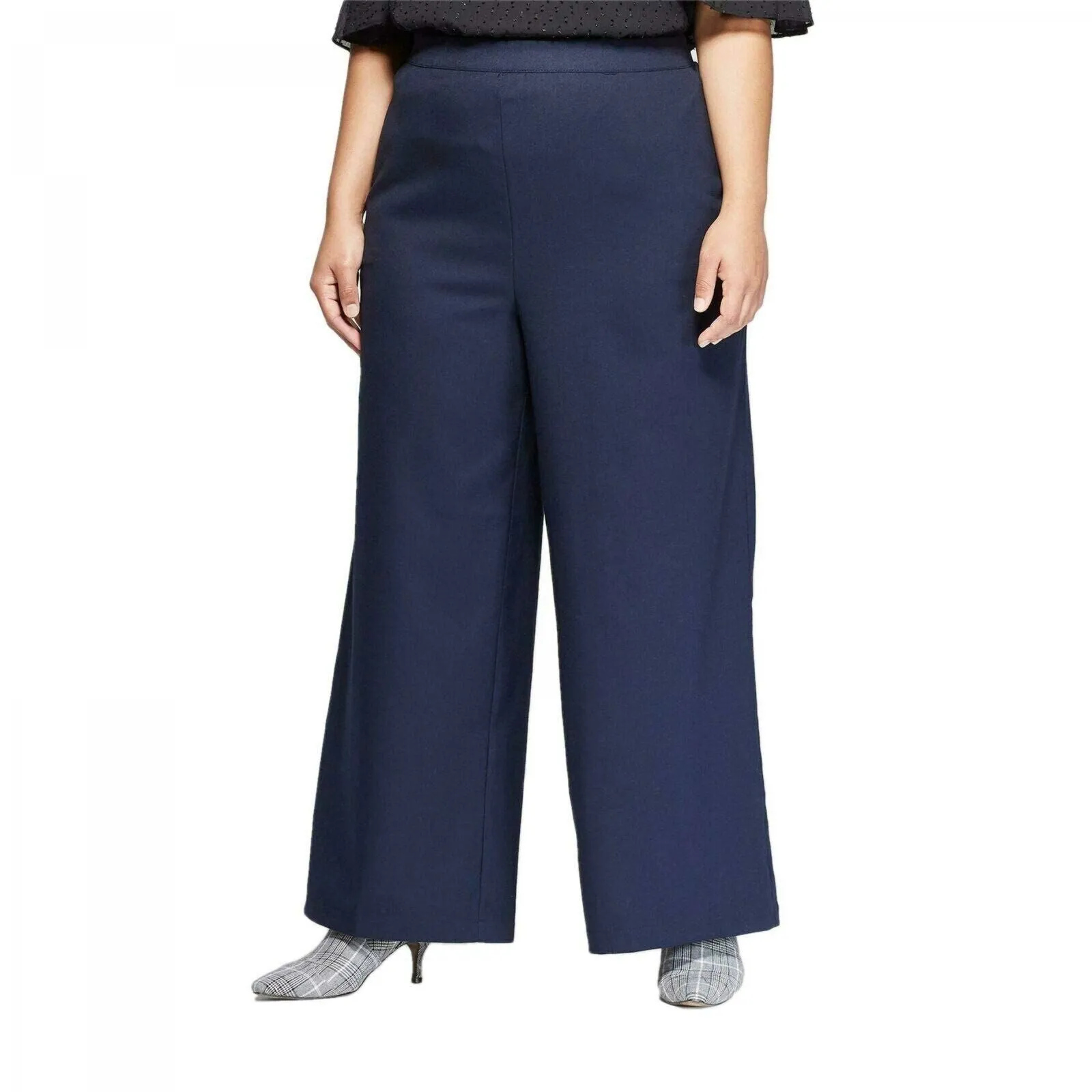 Ava & Viv Women's Plus Size Wide Leg Pants