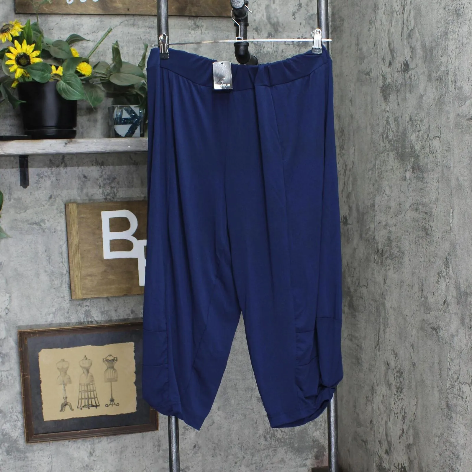 Avenue Womens Plus Size Kenzie Drape Pants 214866